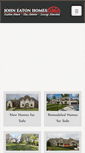 Mobile Screenshot of jeatonhomes.com