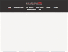 Tablet Screenshot of jeatonhomes.com